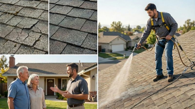 RoofMaxx technician applying treatment